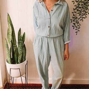 Vintage Chambray Jumpsuit